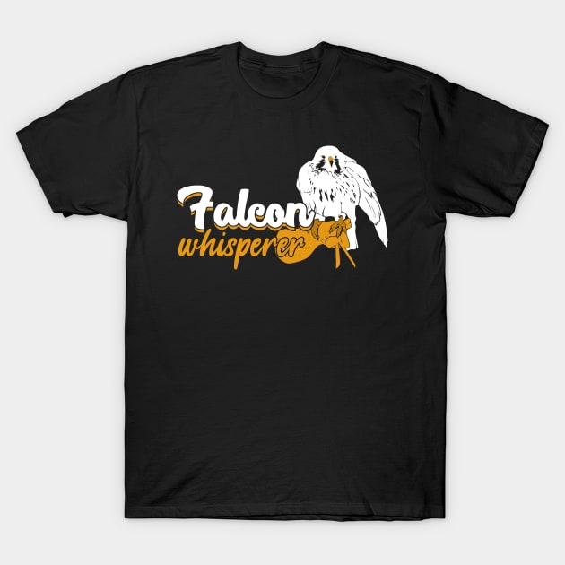 Falcon Whisperer Falconry Falconer Gift T-Shirt by Dolde08